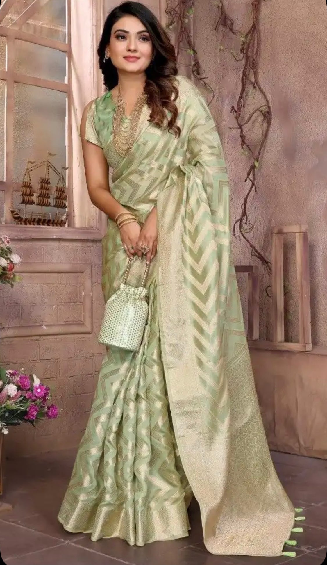 Taruni Banarasi Silk Organza Saree