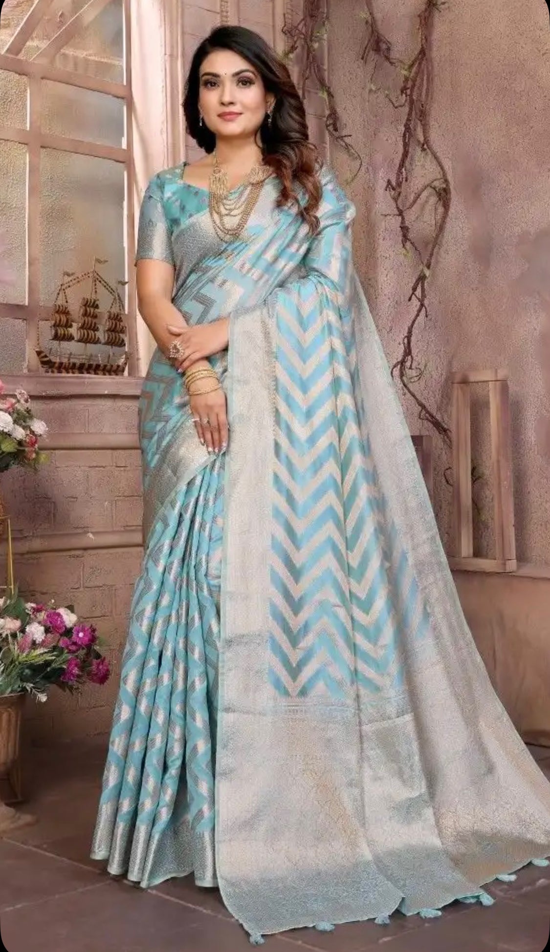 Taruni Banarasi Silk Organza Saree