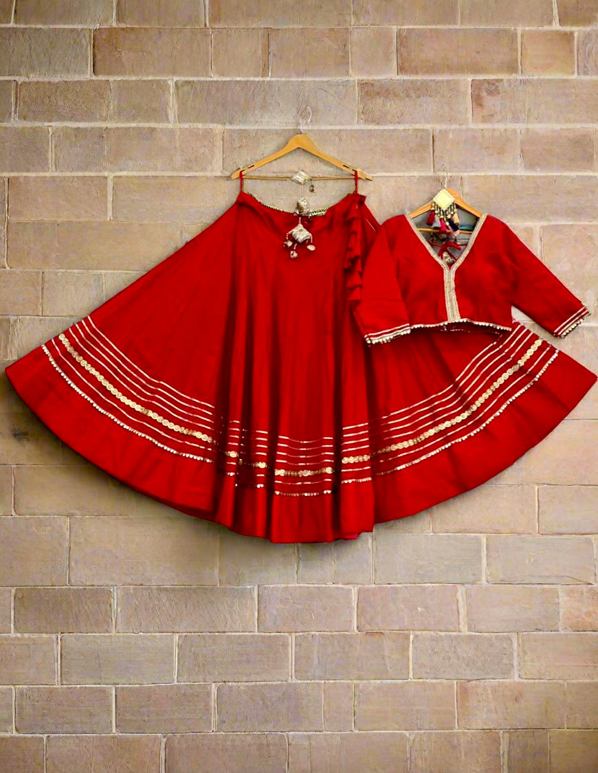 Rubra Chaniya Choli - Red