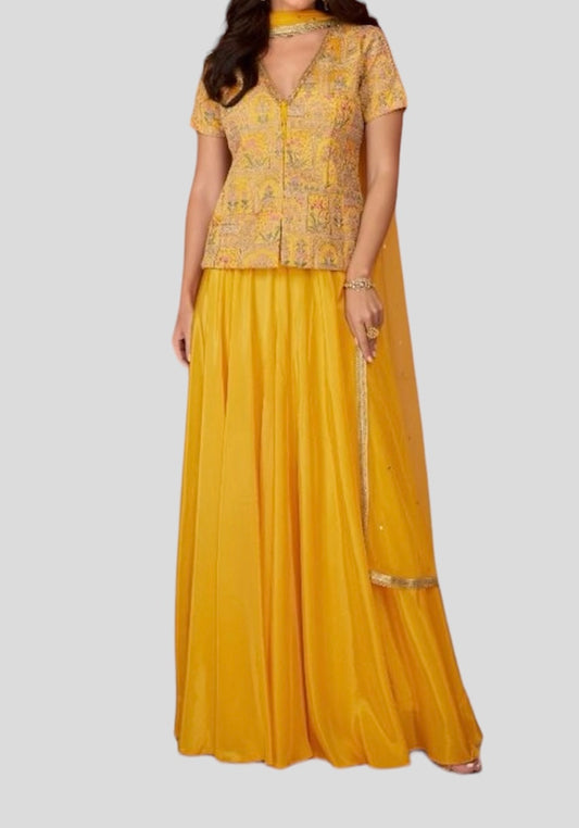 Begonia Short Top Palazzo Set