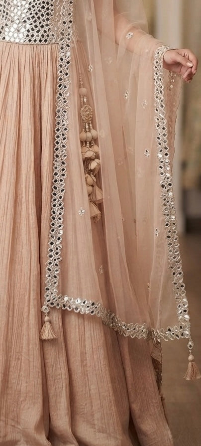 Zoya Mirror Corset Lehenga