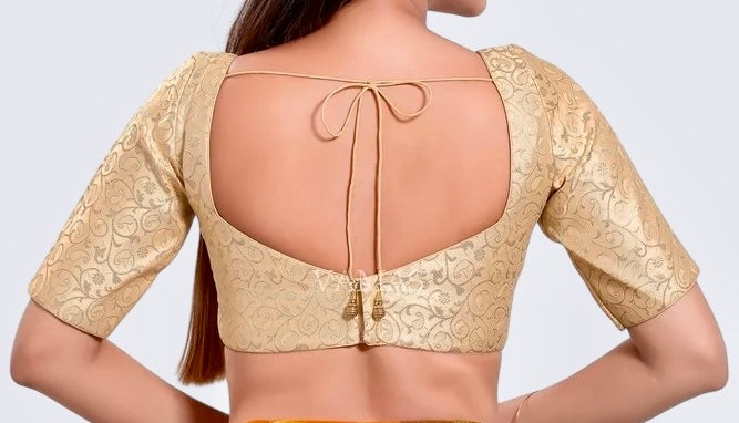 Gold Brocade Blouse