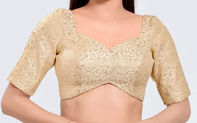Gold Brocade Blouse