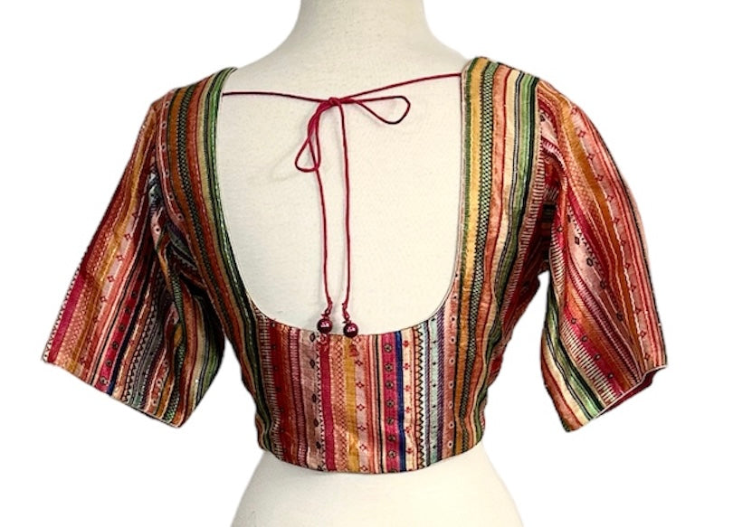 Silk Multicolored Blouse