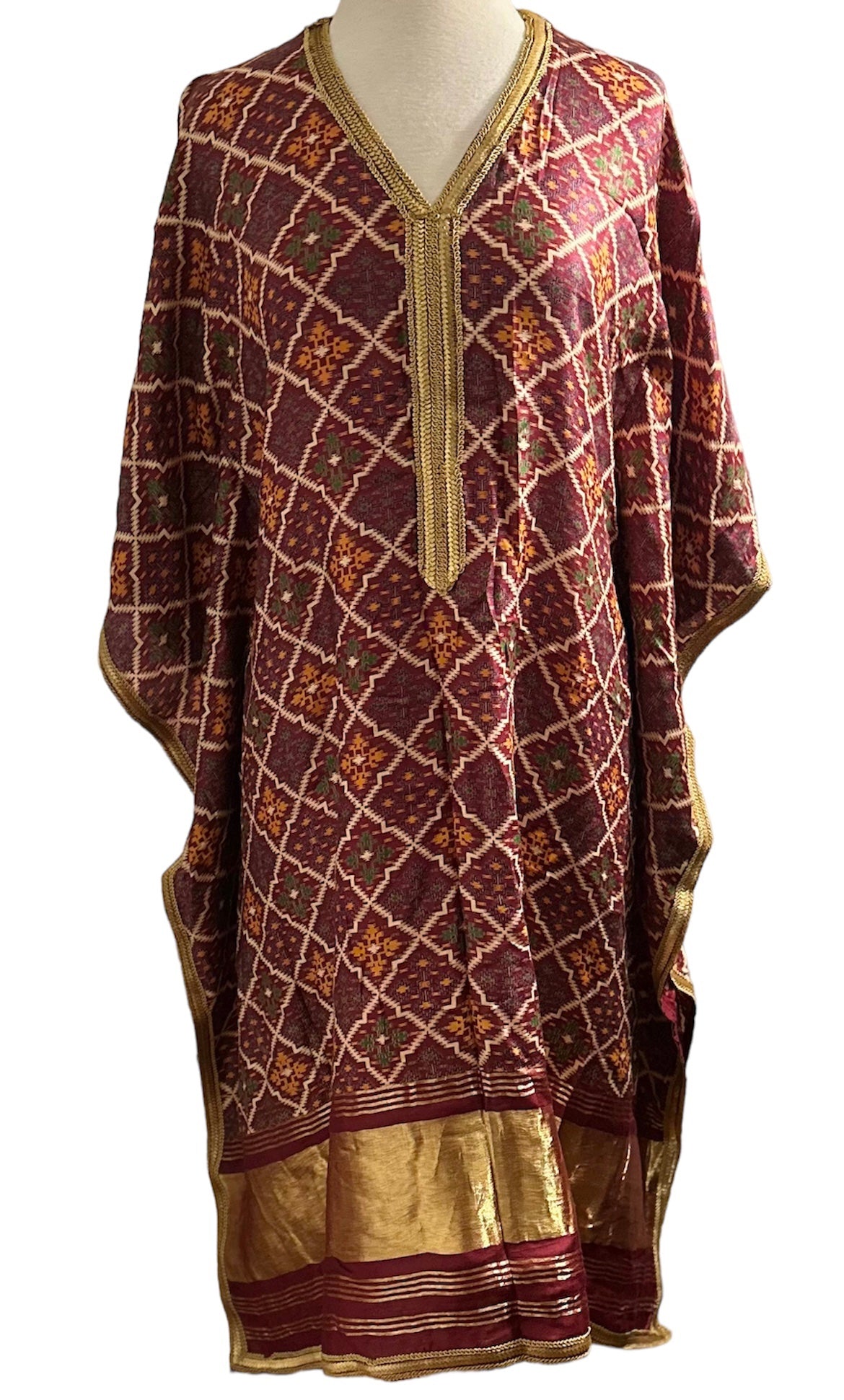 modal silk kaftan dress Moss Modal Silk Kaftan dress DIPANNIKI