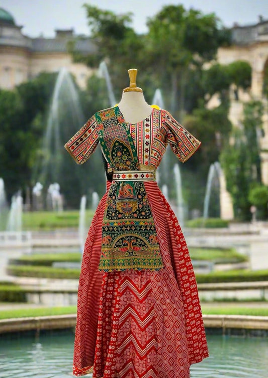Kesar Satin Lehenga Set