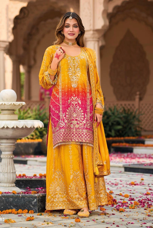 Sana Ombre Palazzo Suit