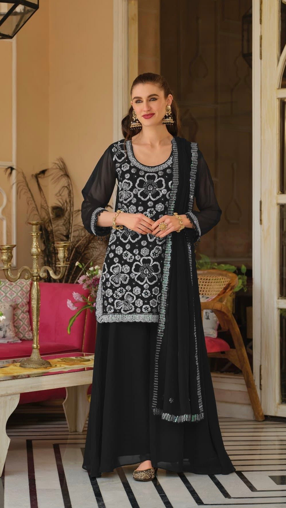 Camille - 2 piece Palazzo Suit