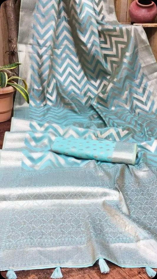 Taruni Banarasi Silk Organza Saree