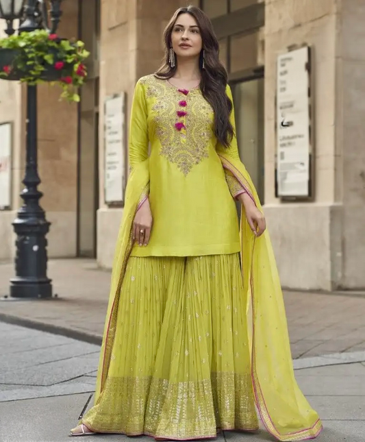 Midori Sharara Suit