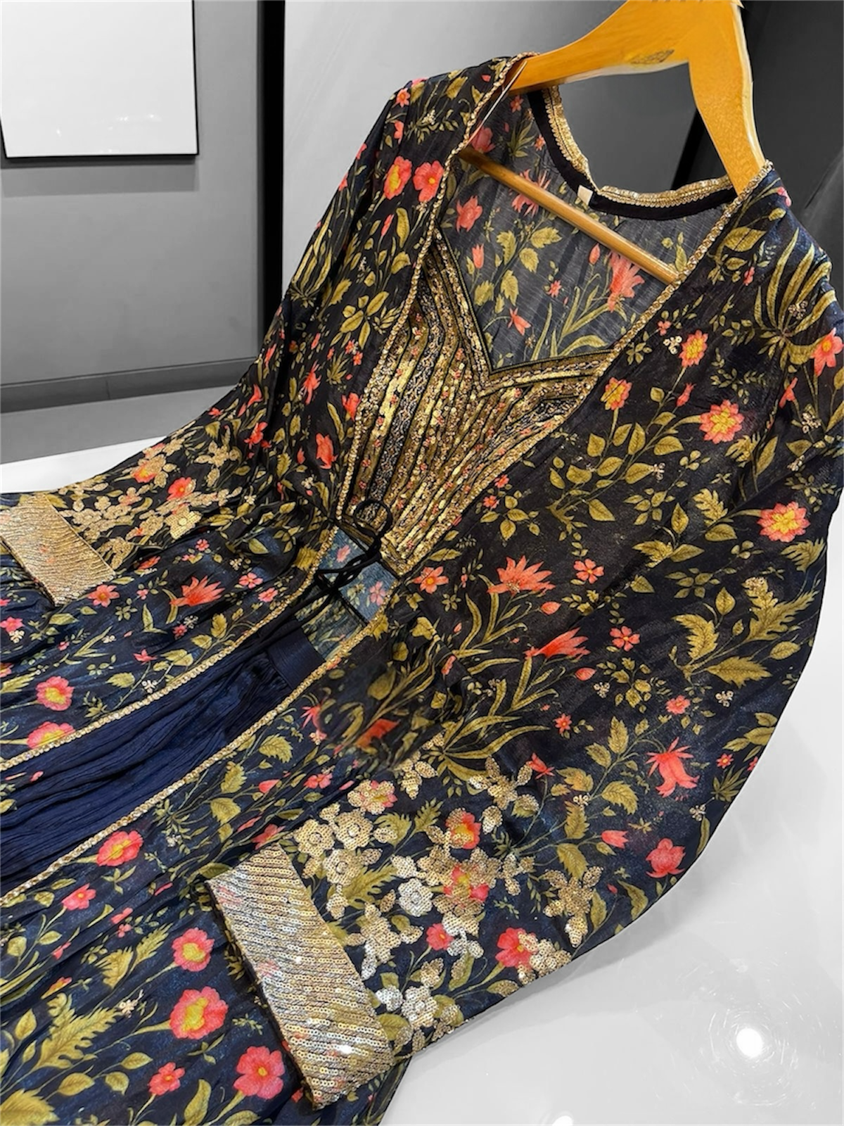 Kanika Palazzo Set with Shrug