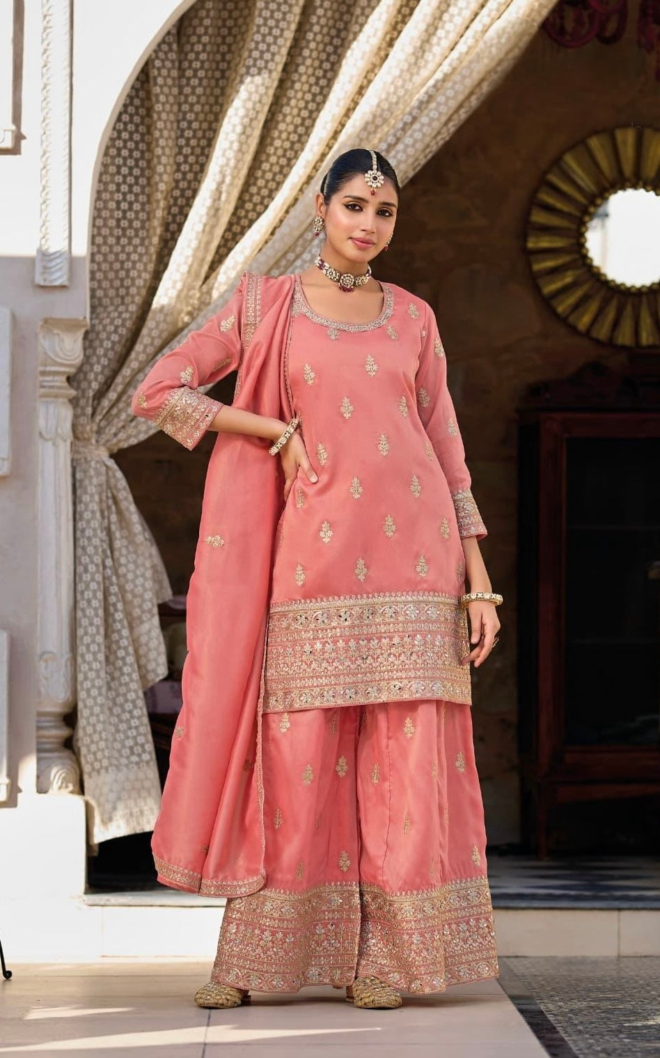 Neelam Shimmer Tissue Suit