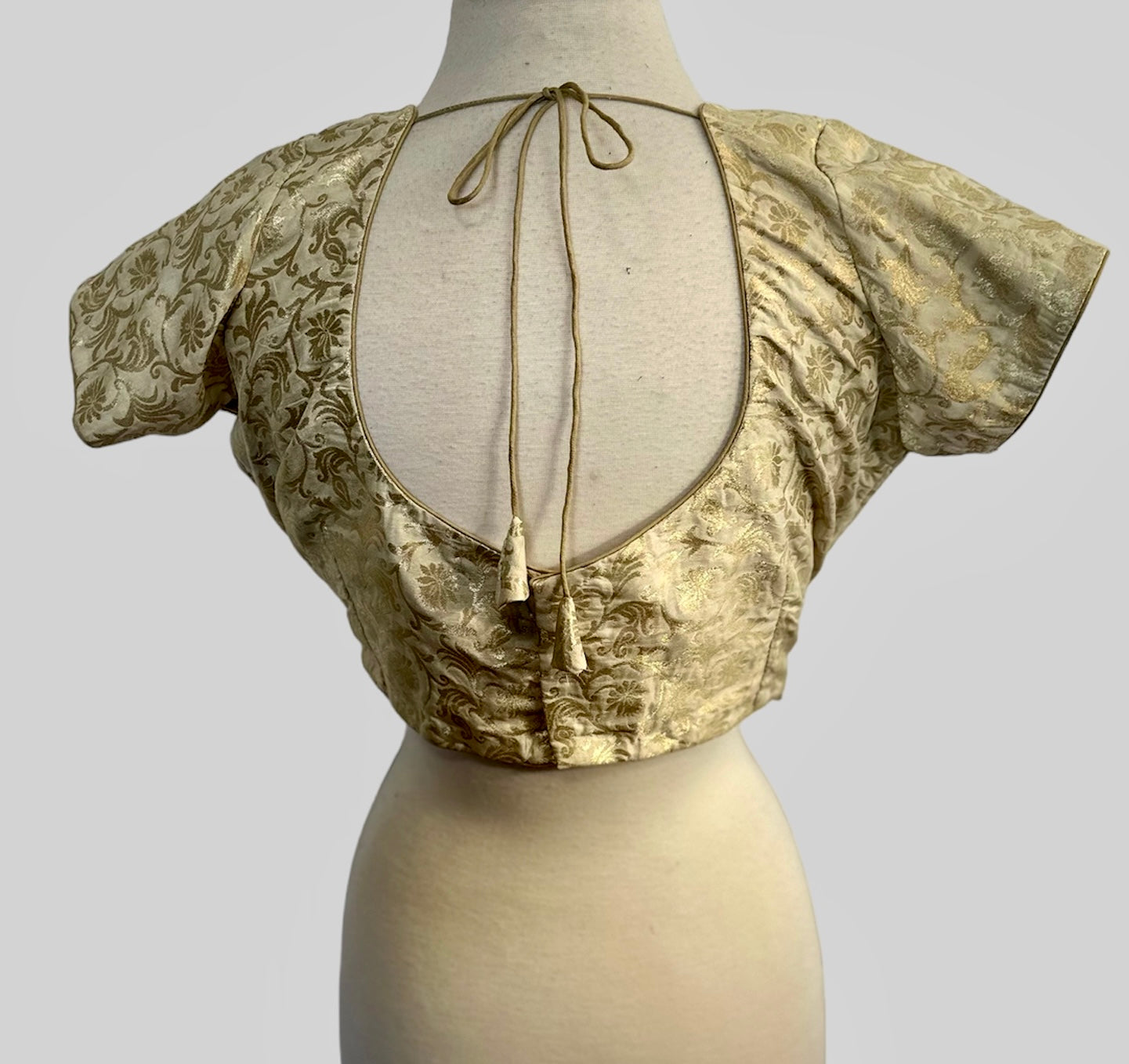 Gold Brocade Blouse