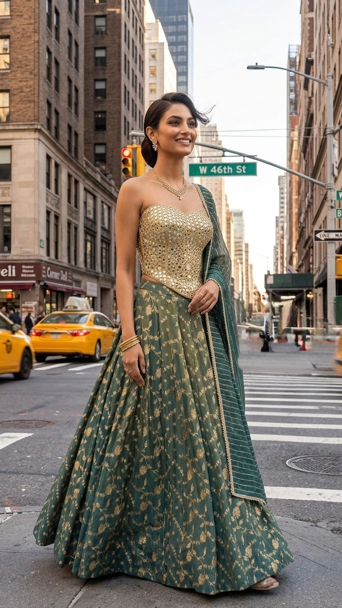 Meher Corset Lehenga
