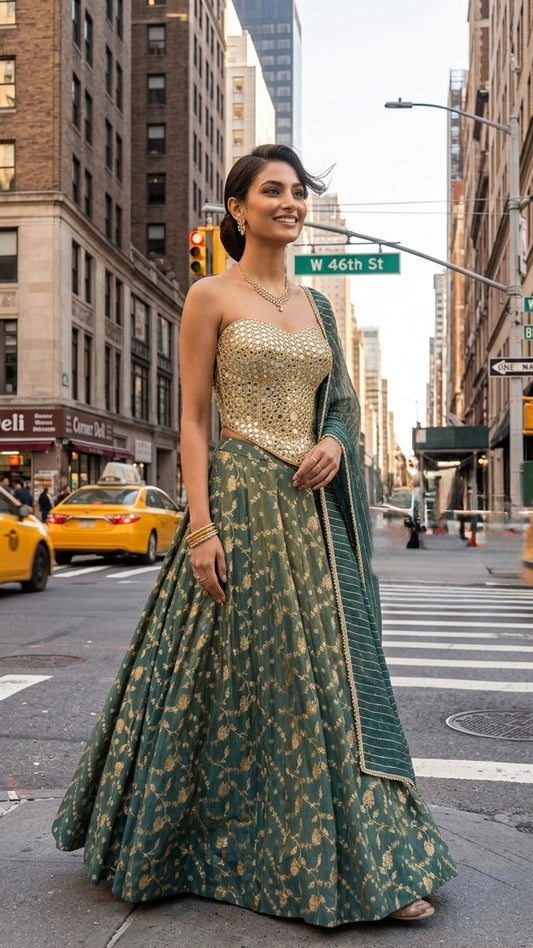 Meher Corset Lehenga
