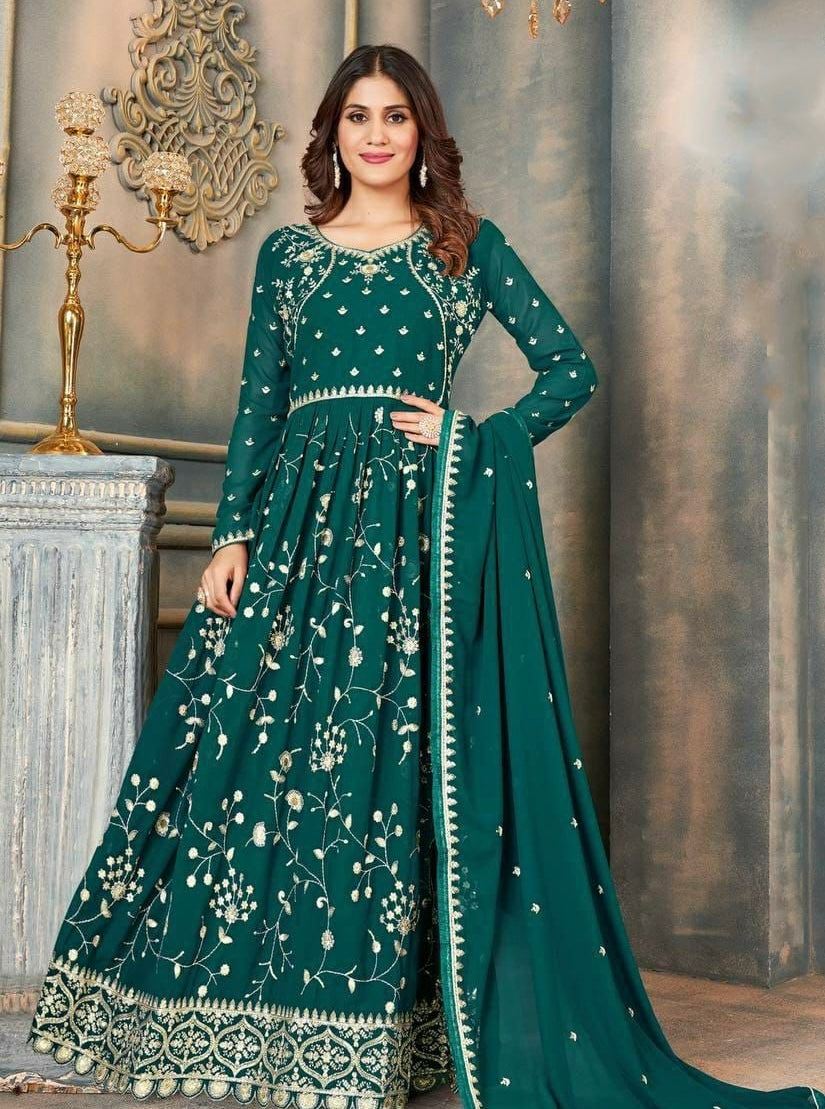Teal Gown