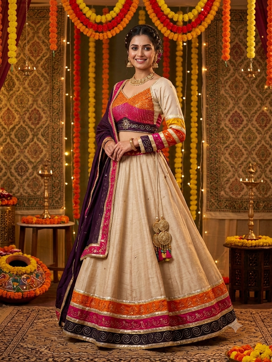 Arohi Multicolor Lehenga