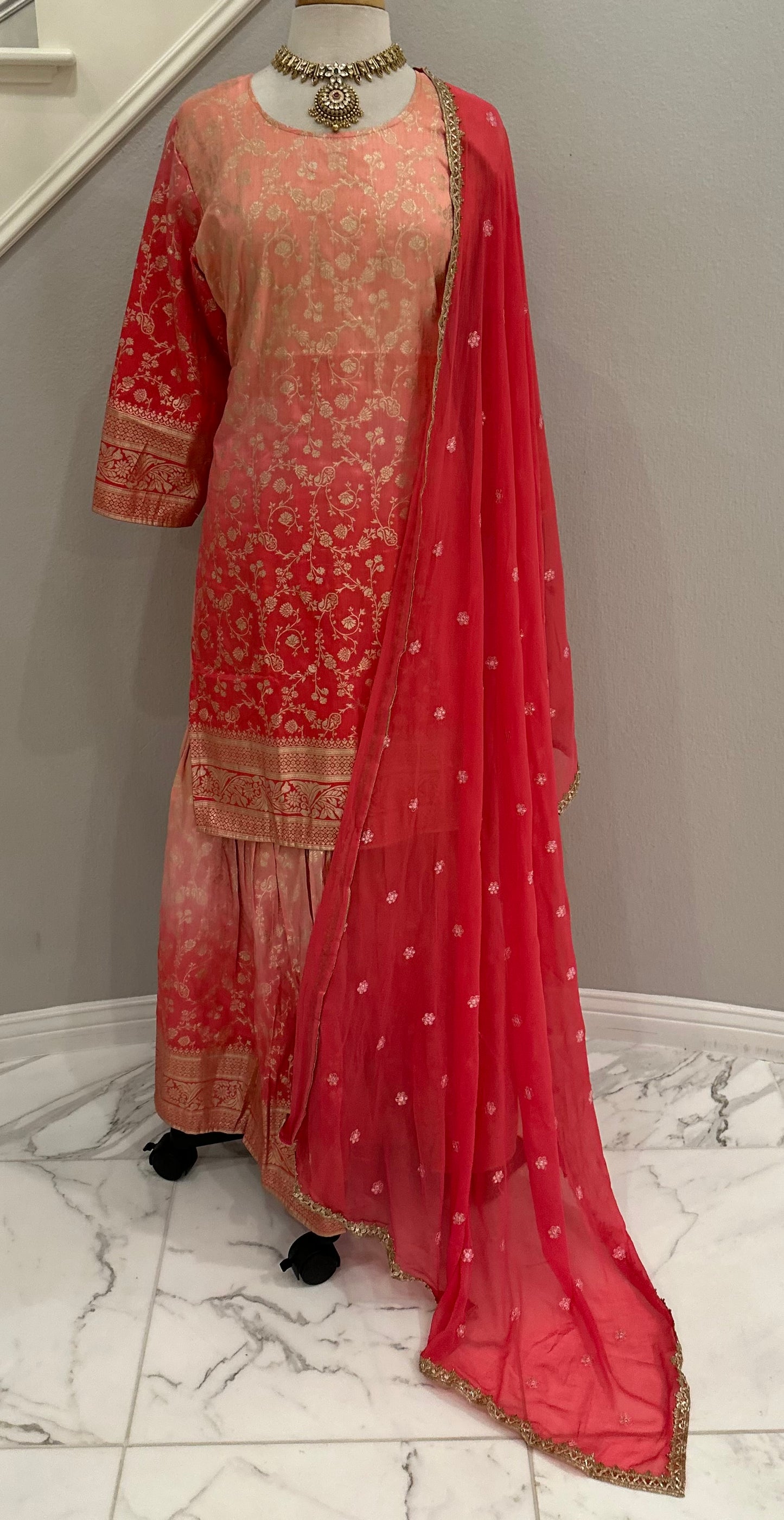 Ombré Sharara Set