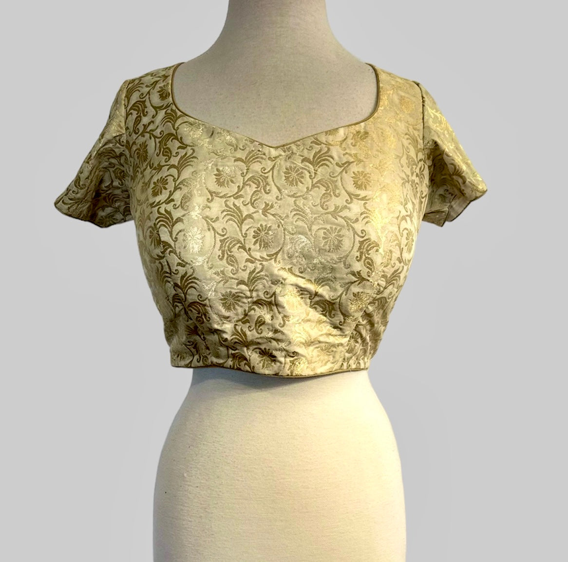 Gold Brocade Blouse