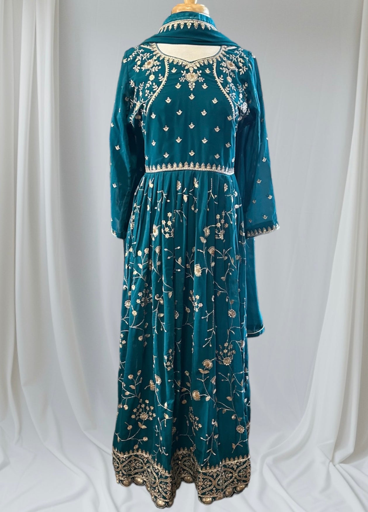 Teal Gown