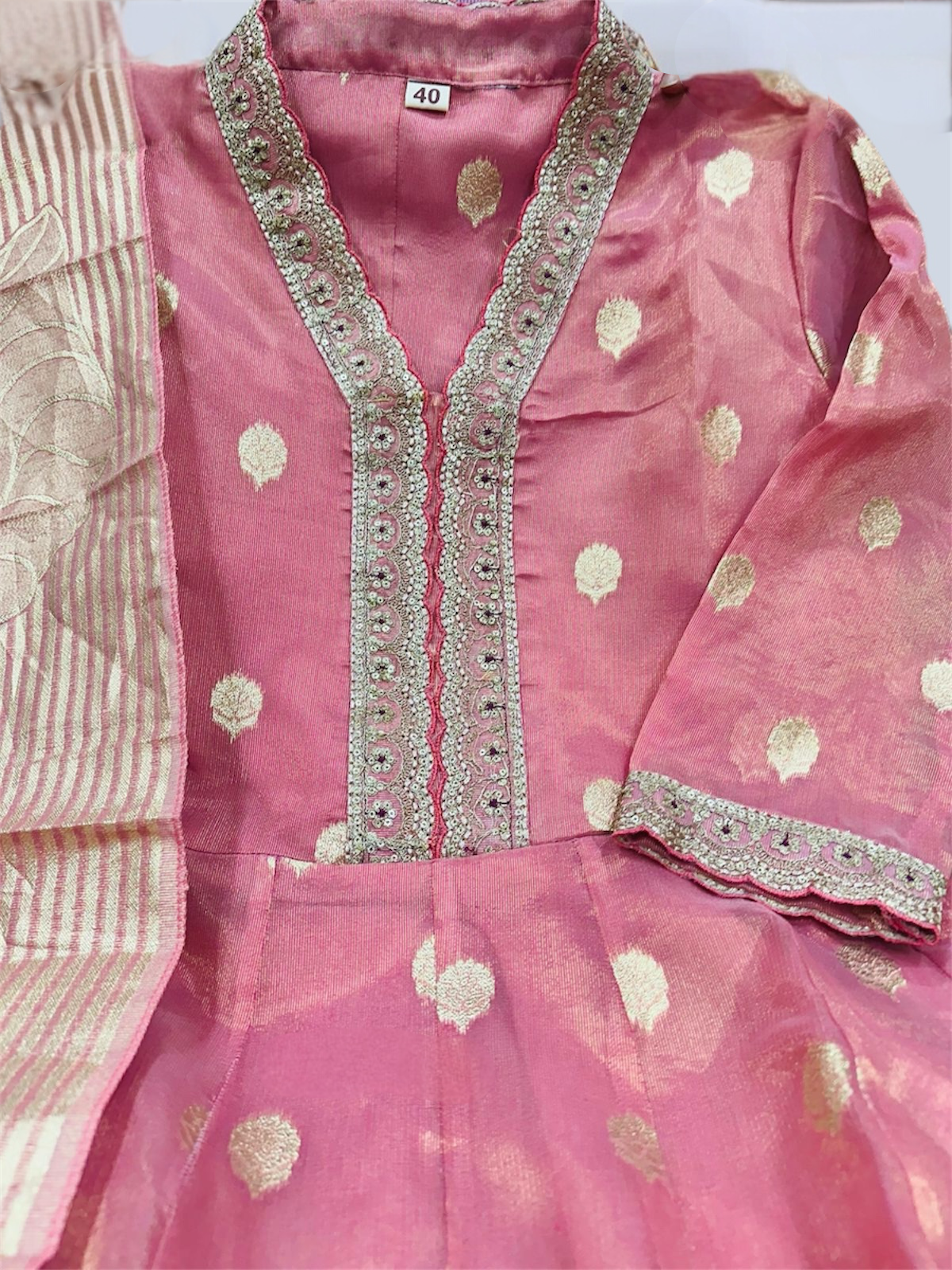 Pihu Shimmer Anarkali Gown