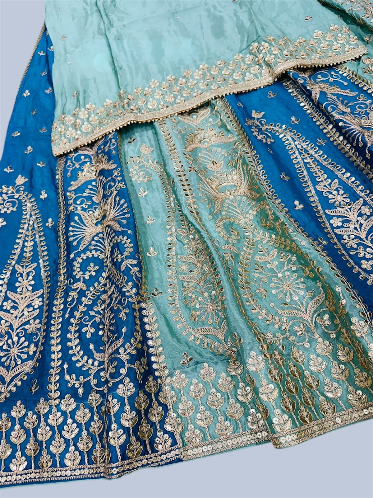 Azula Lehenga with Long Kurti