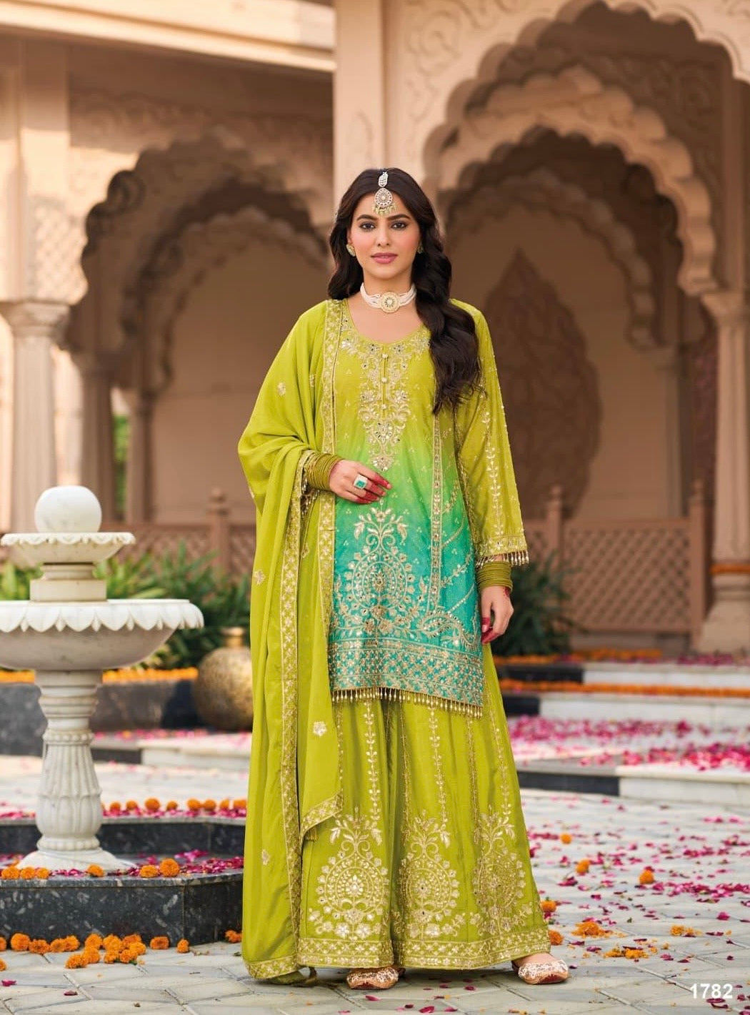 Sana Ombre Palazzo Suit