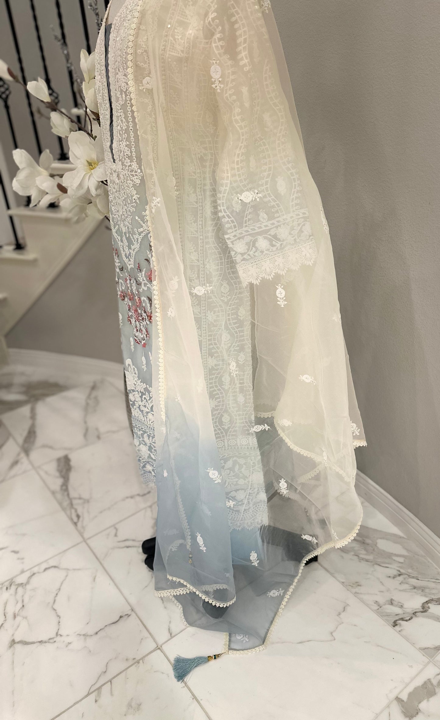 Schiffili Lace 3piece Suit