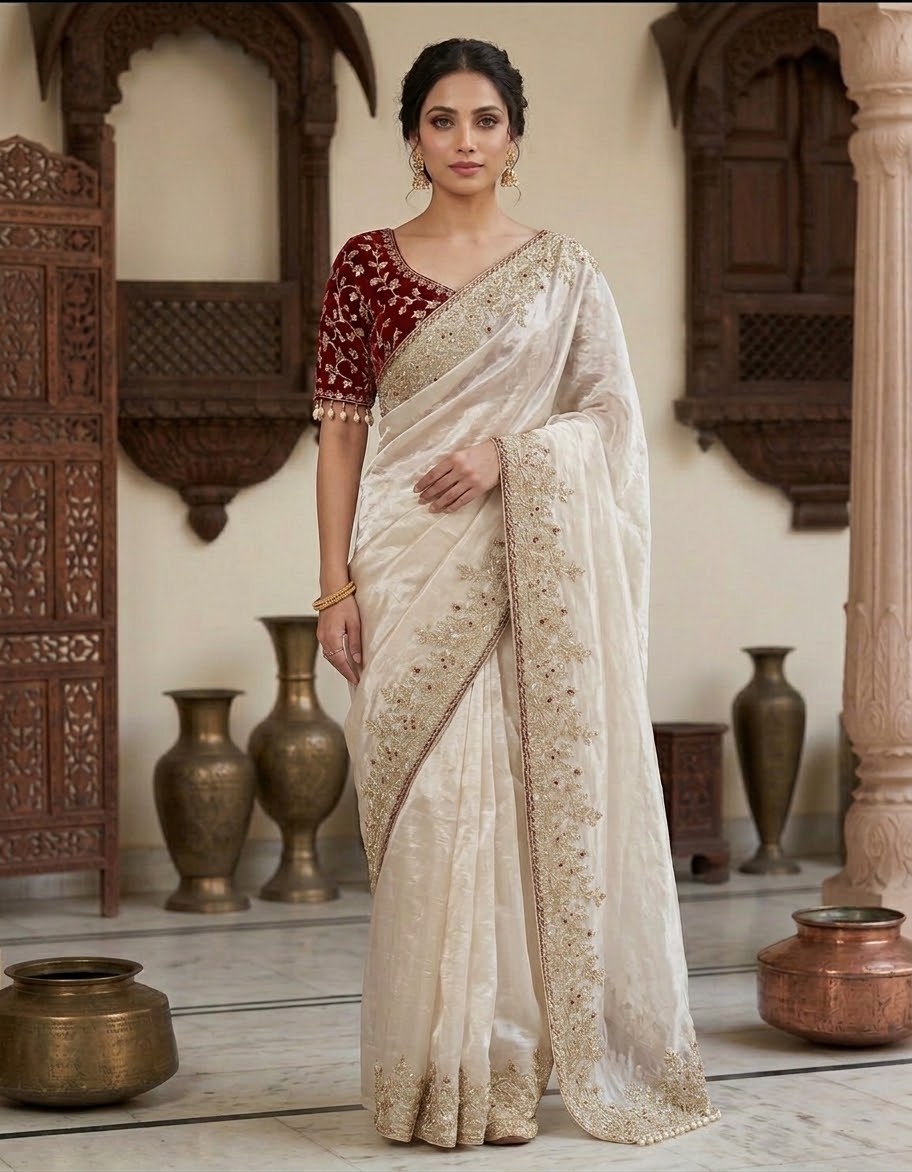 Zarina - Space Silk Saree