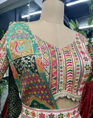 Kesar Satin Lehenga Set