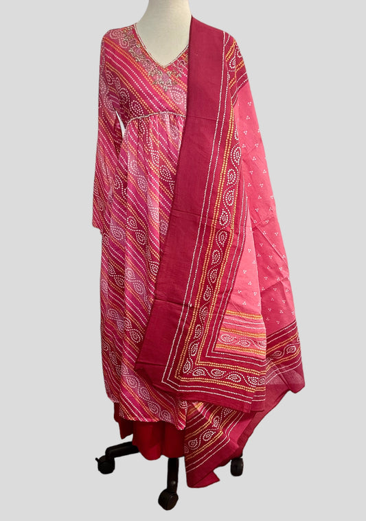 Chinnon Digital Print Alia Cut Sharara