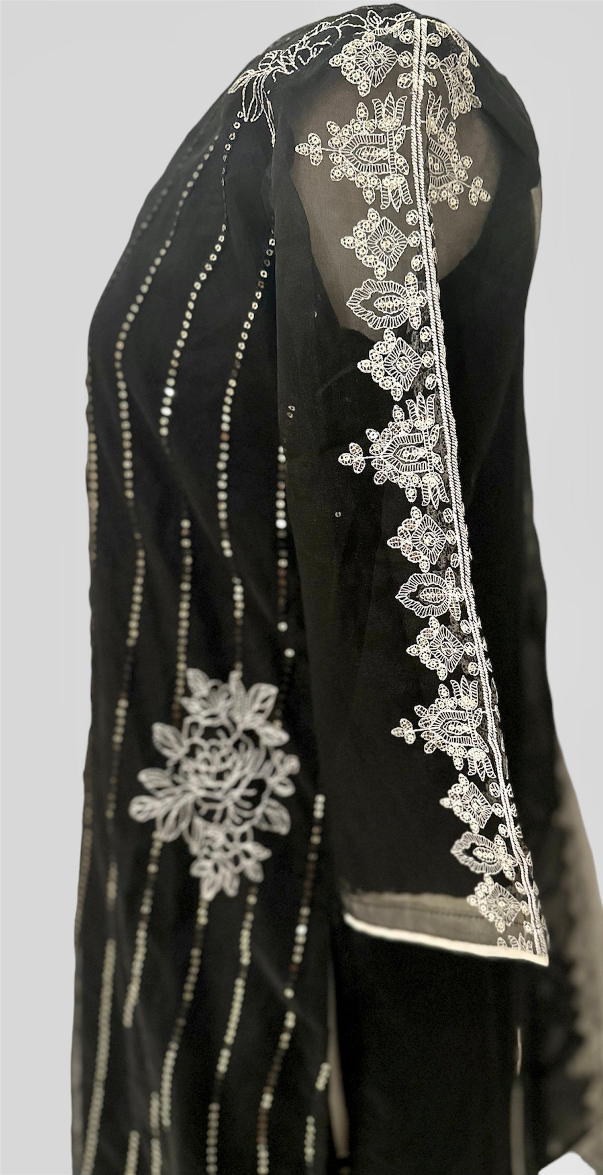 Classic Black and White Suit