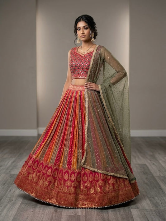 Galina Banarasi Lehenga