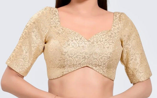 Gold Brocade Blouse