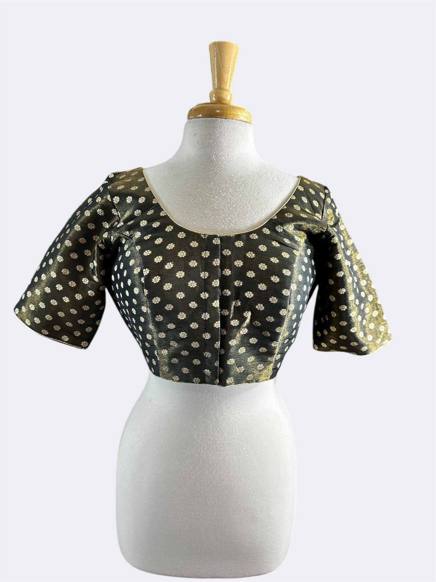 The Golden Mirage Tissue Blouse