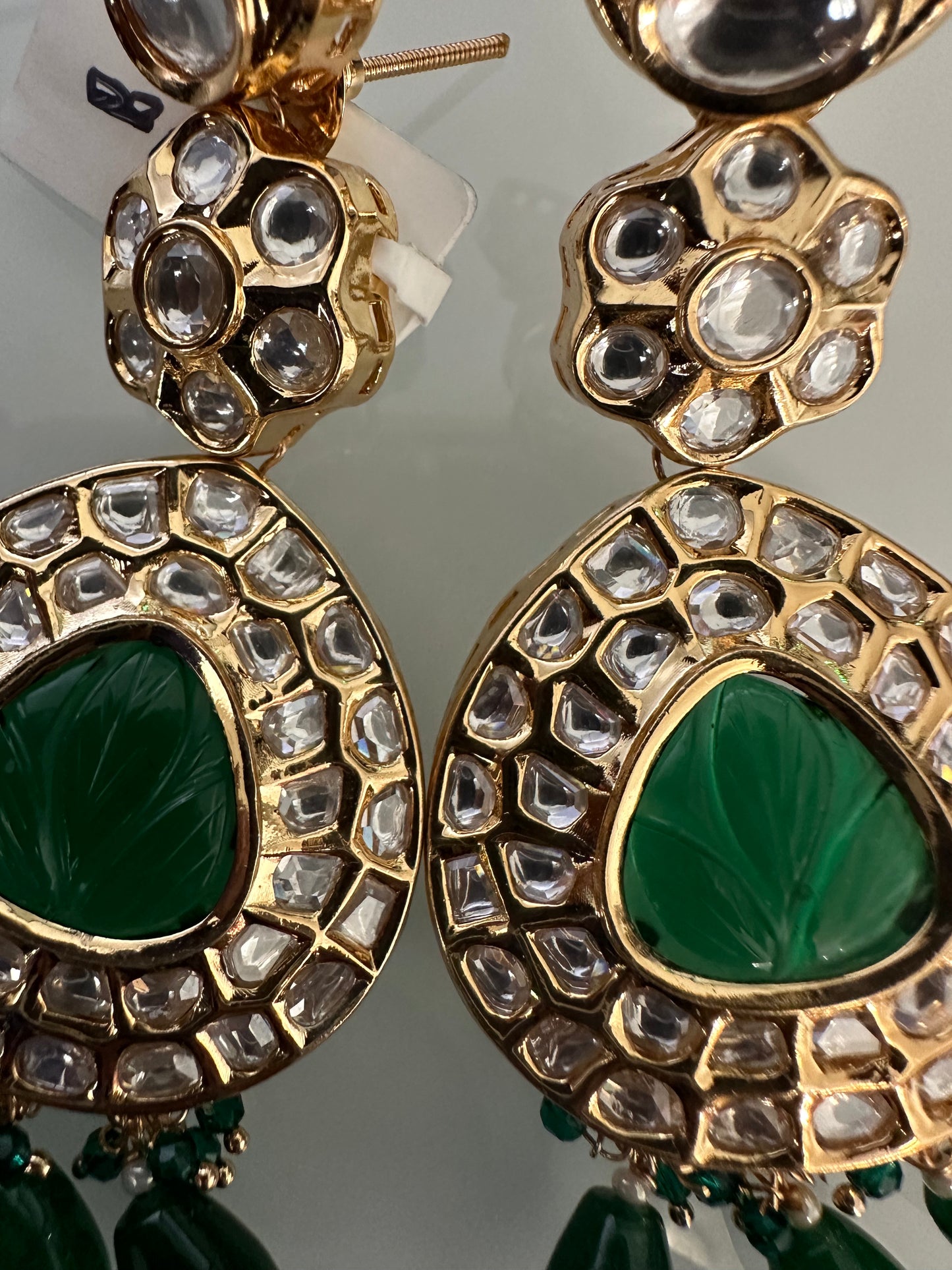 Deliza Earrings - Green