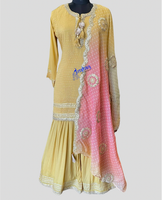 Lantana Gharara Set