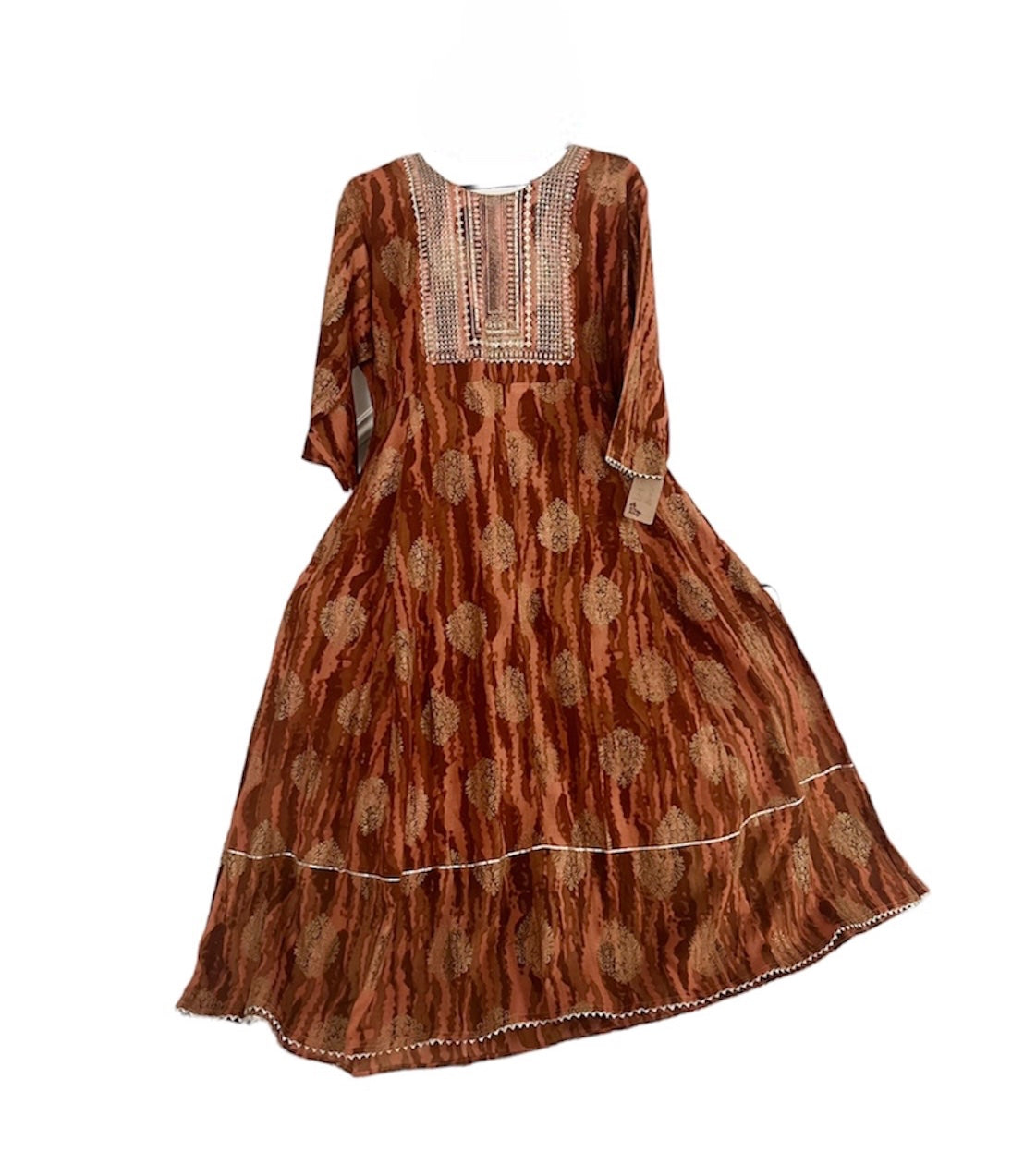 Gold Foil Gown