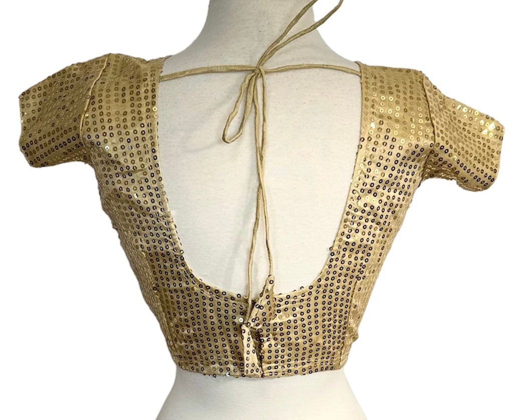 Sequined Gold Blouse
