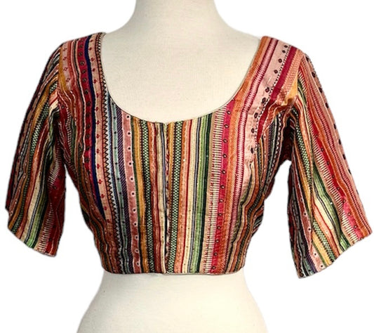 Silk Multicolored Blouse