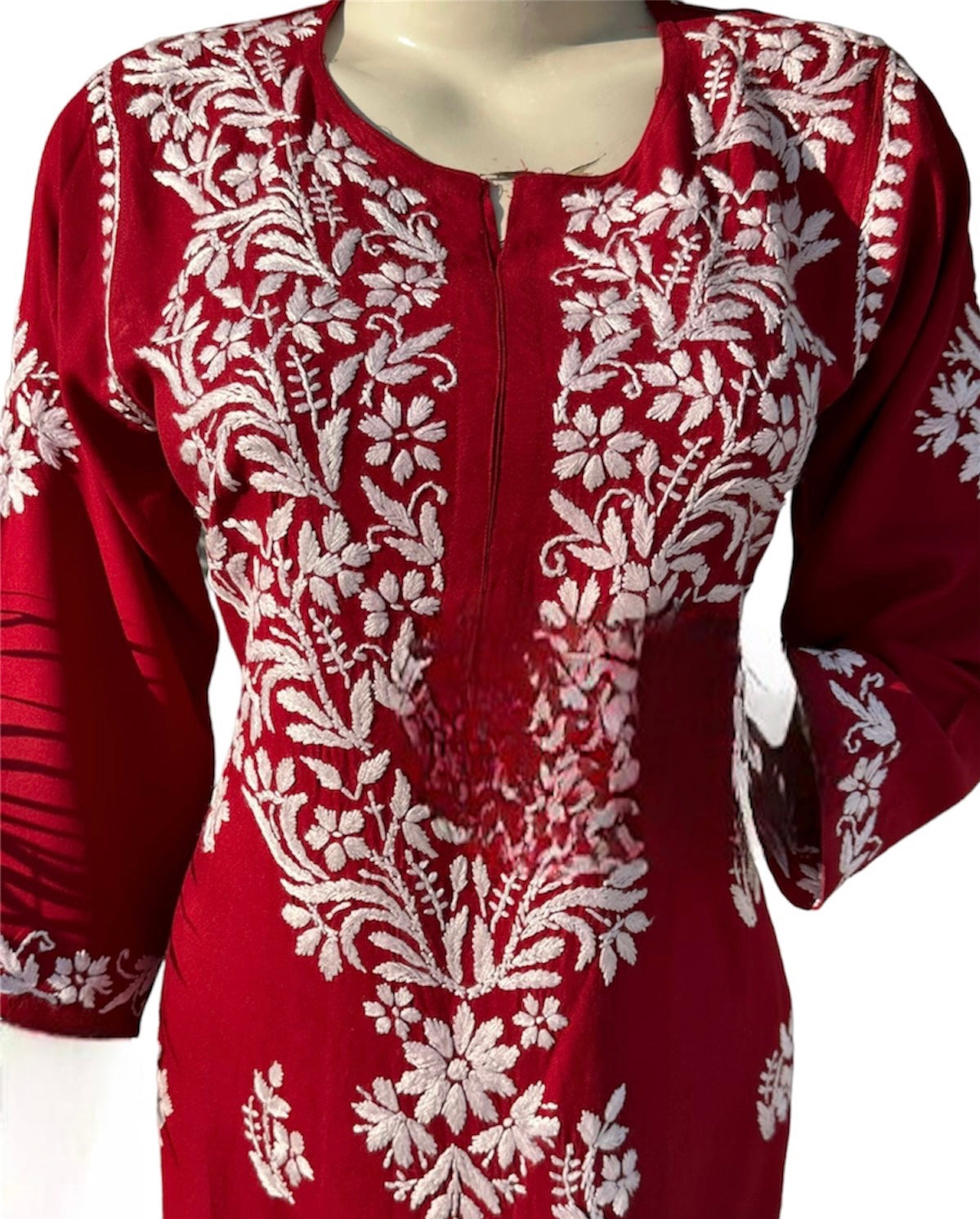 Chikankari Kurta with Palazzo Pants