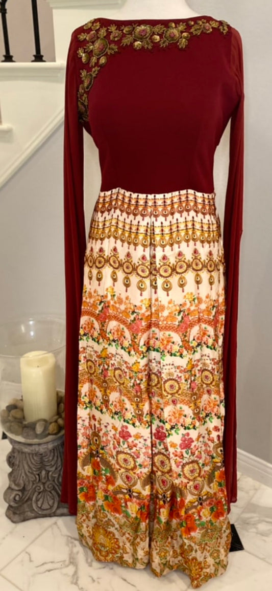 Boho Chic Silk Gown