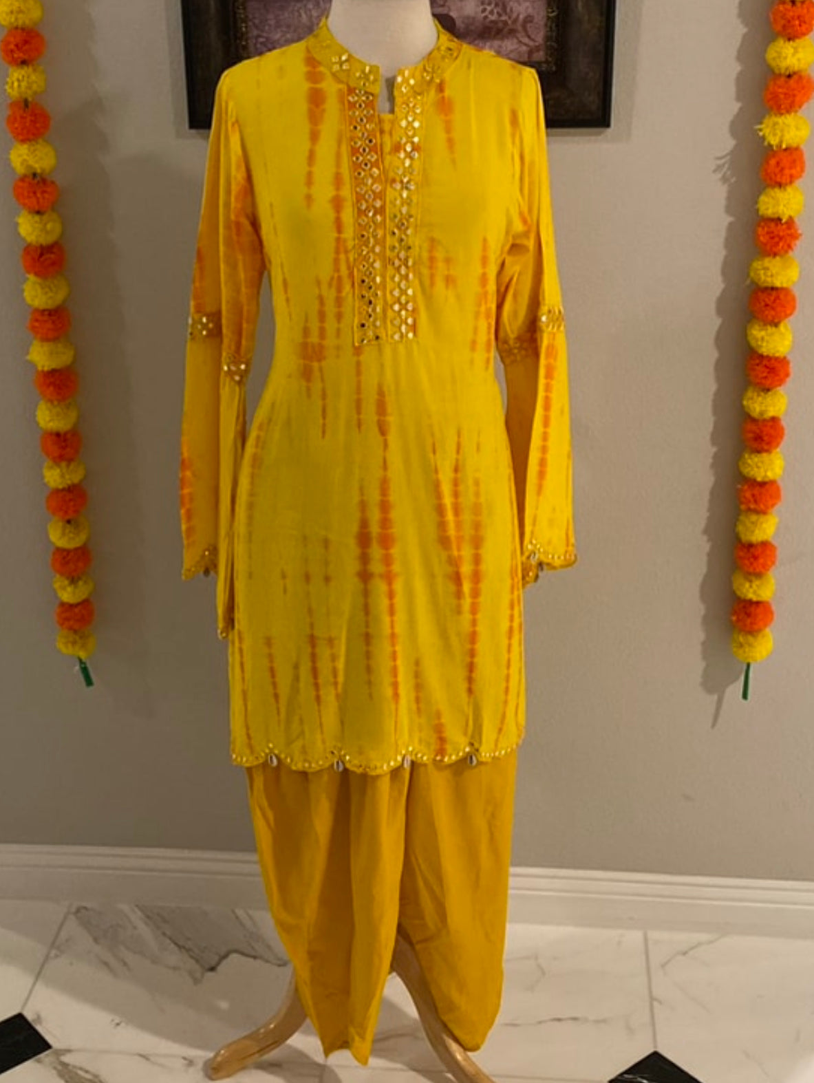 Indo Western Tunic with Dhoti Pants