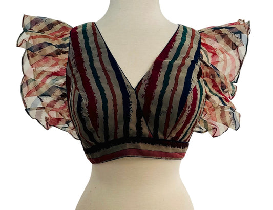 Organza Crop Top